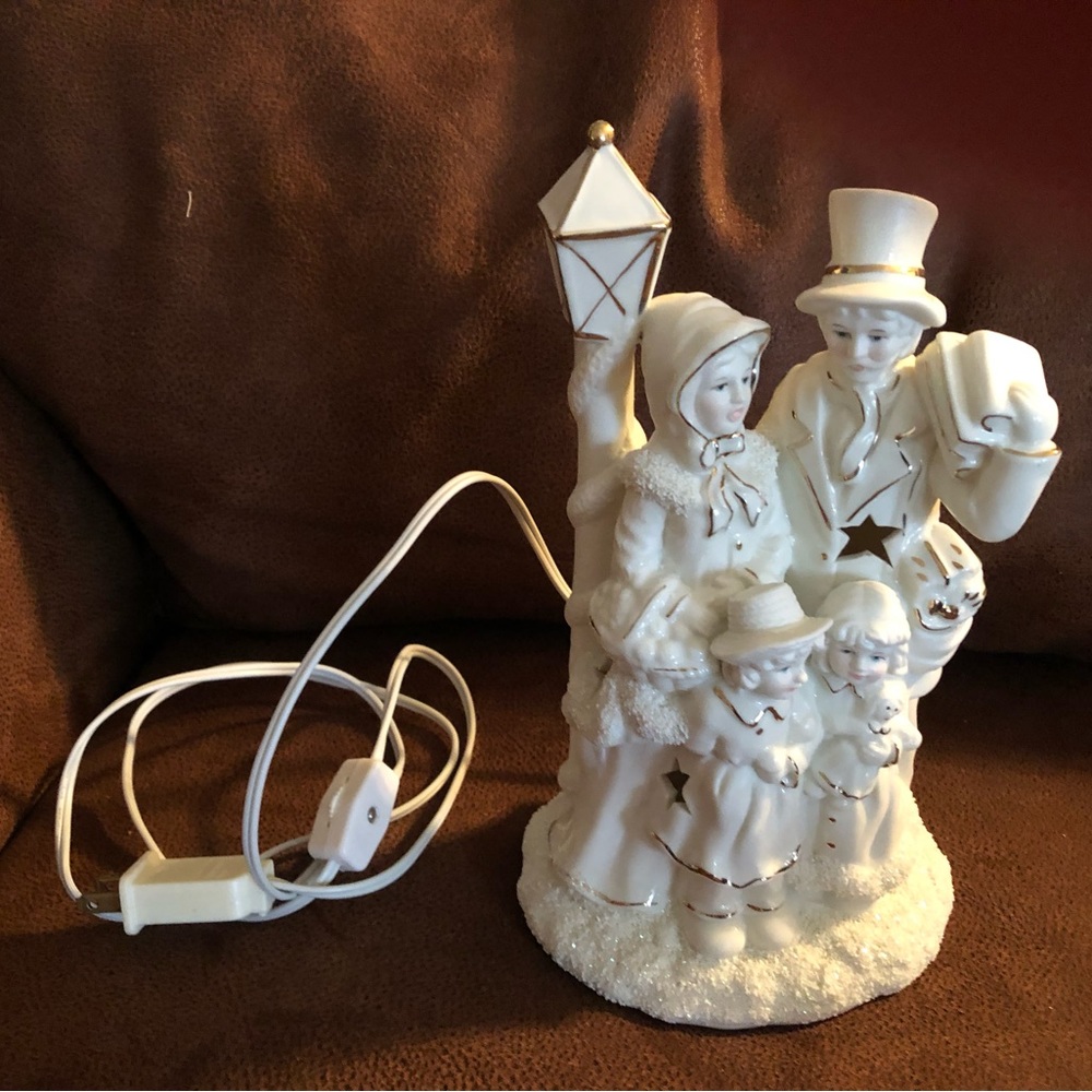 A beautiful white porcelain with gold accents.